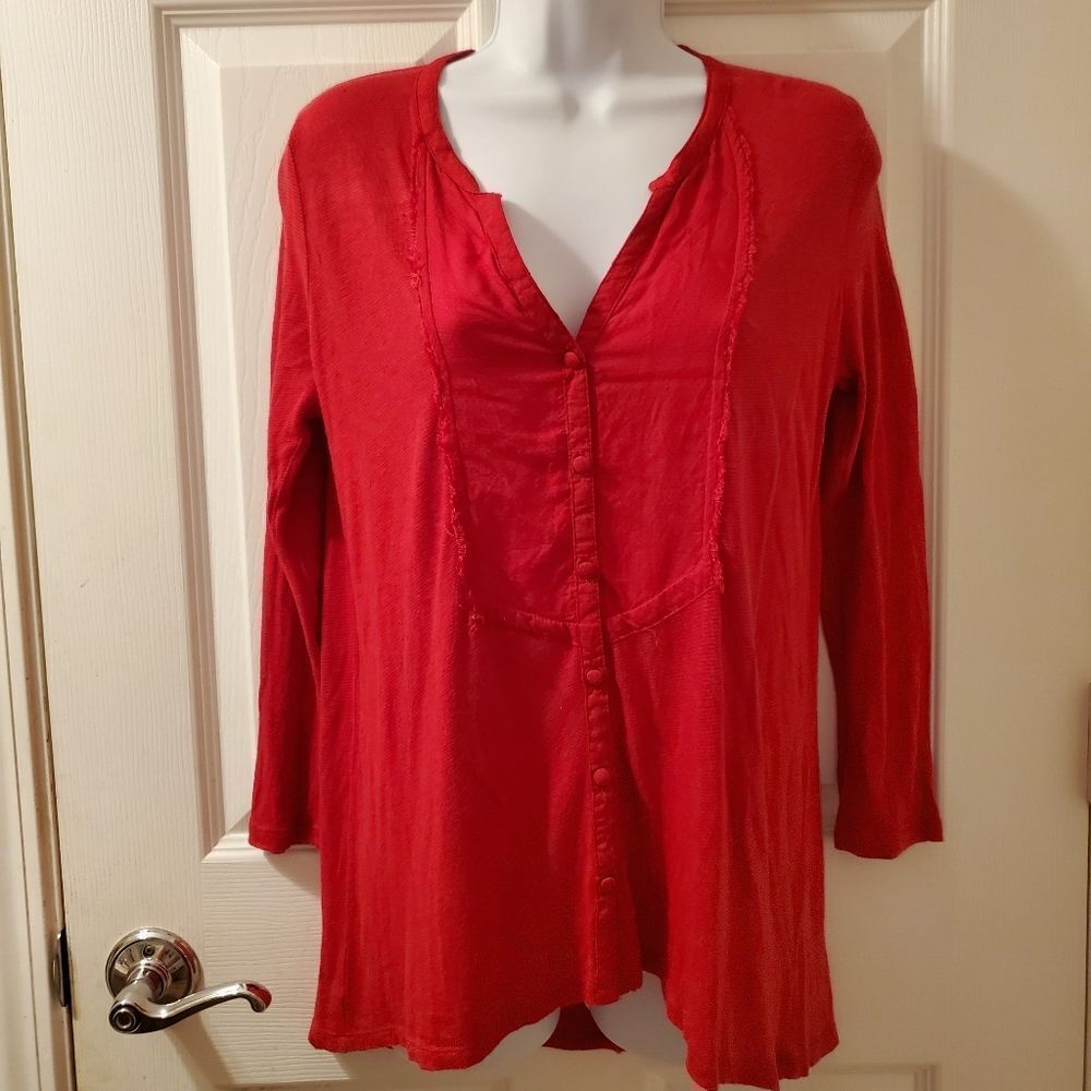 Lucky Brand Red Topxs